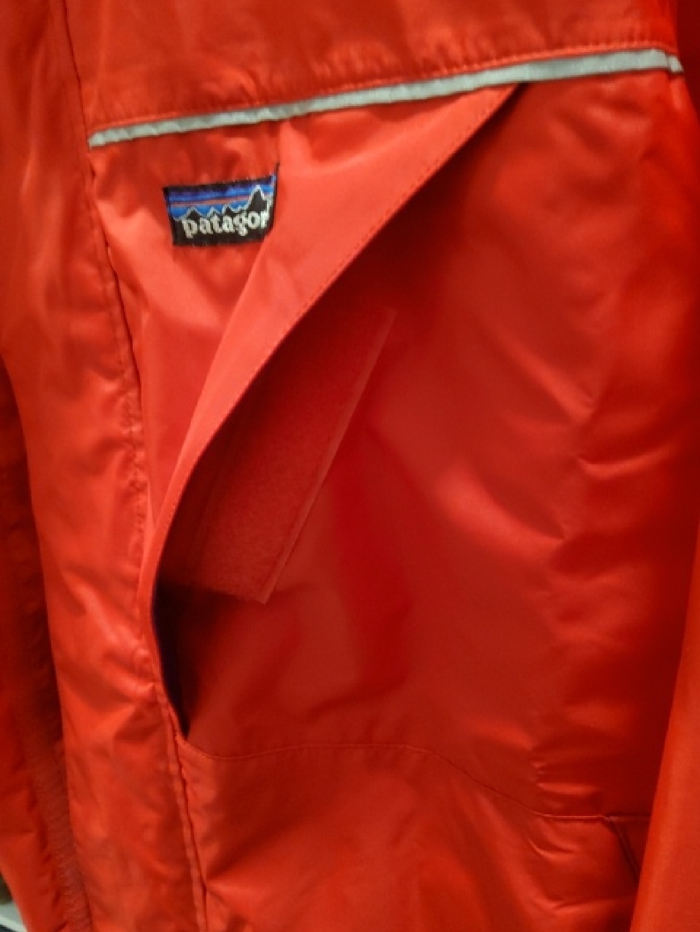 Patagonia Bright Red Lightweight Sailing Foul Weather Jacket Size L - Picture 8 of 14